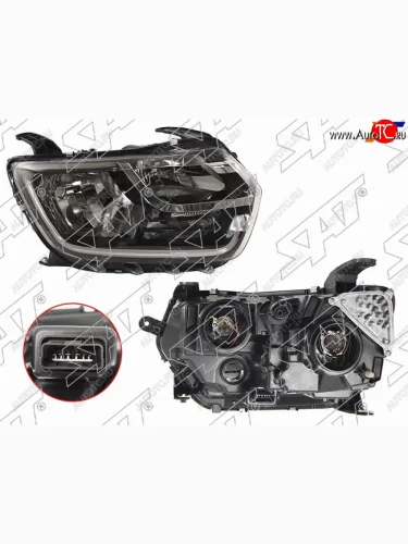 Фара правая SAT Renault Duster  HM (2021-2024) рестайлинг