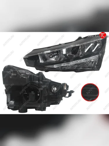 Фара левая (LED) SAT Skoda Rapid MK2 хэтчбэк 5 дв. рестайлинг (2019-2024)