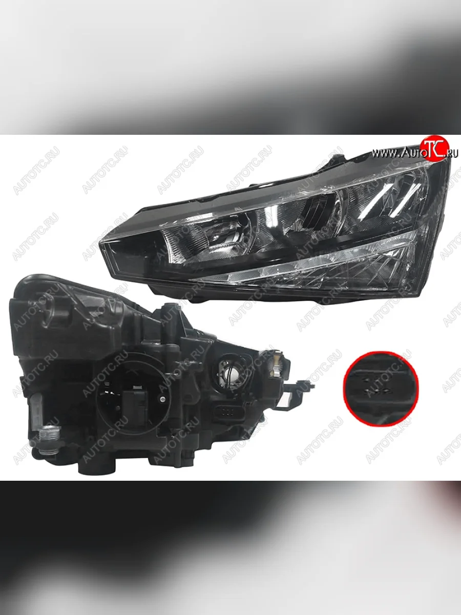 Фара левая (LED) SAT Skoda Rapid MK2 хэтчбэк 5 дв. рестайлинг (2019-2024)  в Керчи Республика Крым