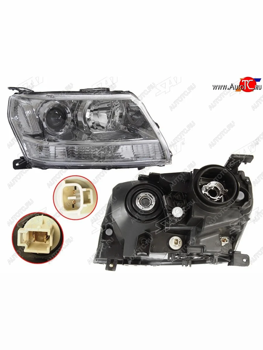 Фара правая (галоген, с электрокорректором) SAT Suzuki Escudo 3 дорестайлинг (2006-2008)  в Перми Пермском крае