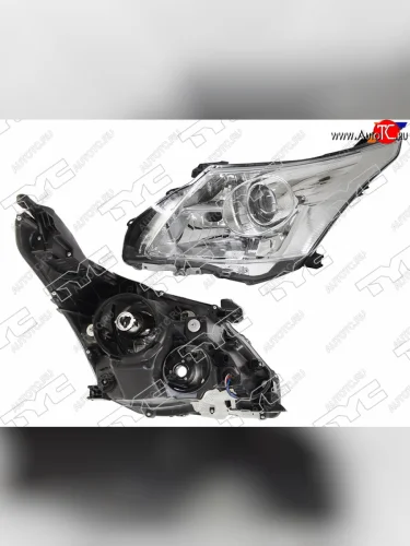 Фара левая (галоген, под корректор) TYC Toyota Avensis ( T270 седан,  T270 универсал) (2008-2011) дорестайлинг