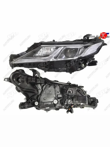 Фара левая (1 LED полоса) SAT Toyota Camry  XV70 (2017-2021) дорестайлинг