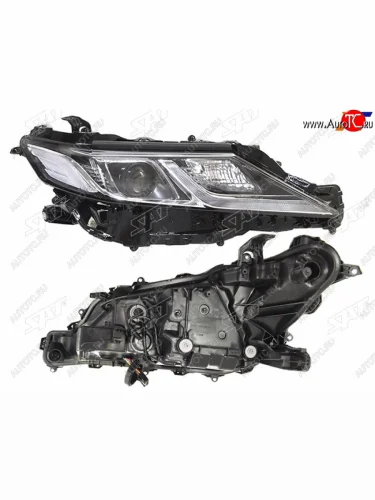 Фара правая (1 LED полоса) SAT Toyota Camry  XV70 (2017-2021) дорестайлинг