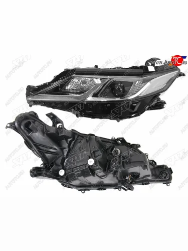 Фара левая (1 LED полоса) SAT Toyota Camry  XV70 (2020-2025) рестайлинг