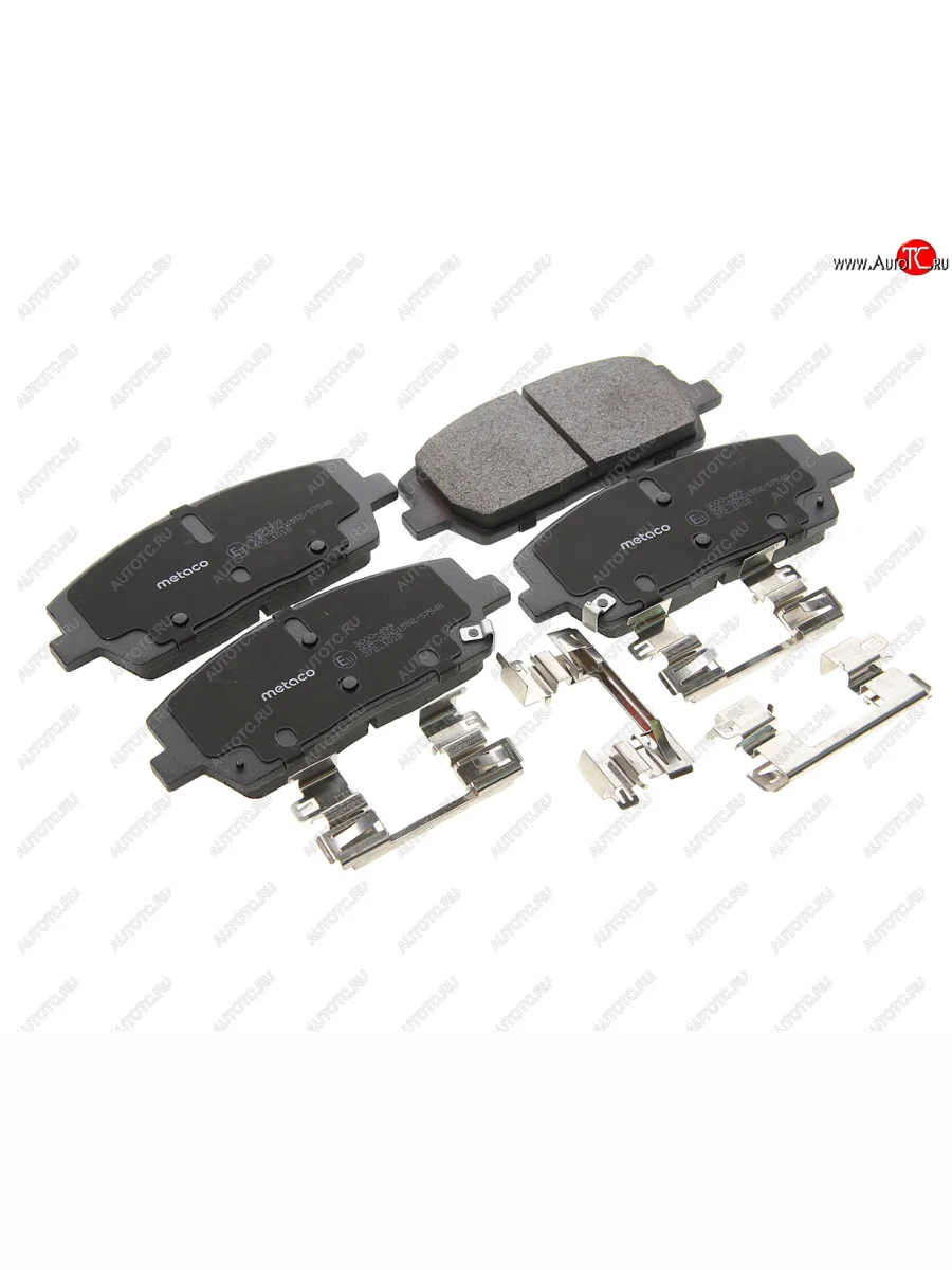 Колодки тормозные передние (4шт.) METACO Hyundai Santa Fe DM рестайлинг (2015-2019)  в Перми Пермском крае