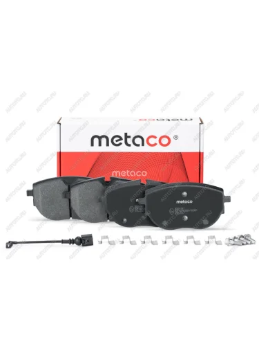 Колодки тормозные передние (4шт.) METACO Volkswagen Transporter T6 дорестайлинг (2015-2019)