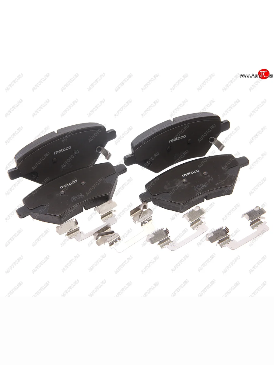 Колодки тормозные передние (4шт.) METACO Chery Tiggo 5 (T21) дорестайлинг (2014-2017)  в Самаре Самарской области