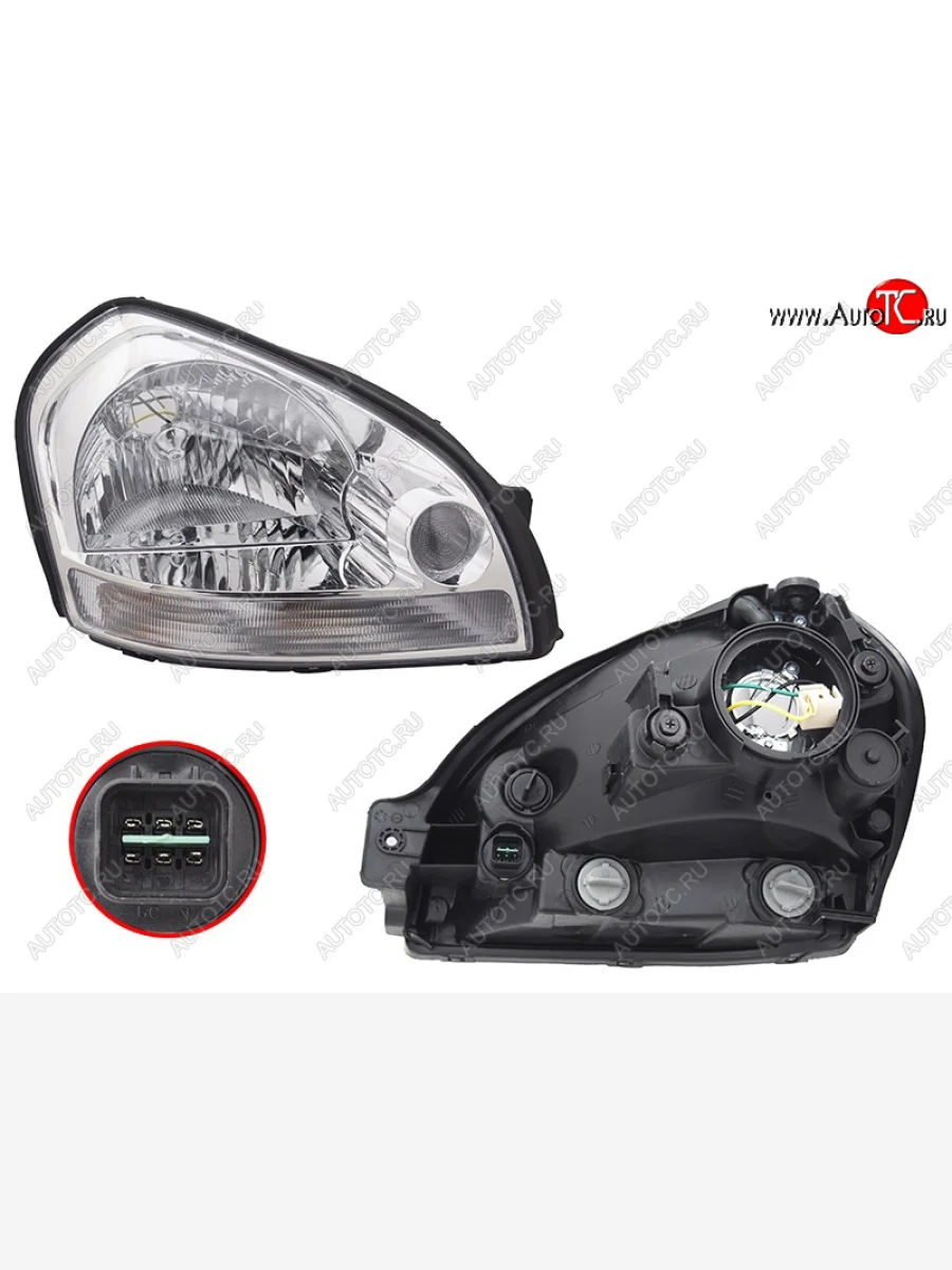 Фара правая SAT Hyundai Tucson JM (2004-2010)  в Керчи Республика Крым