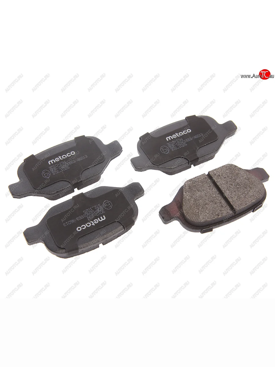 Колодки тормозные задние (4шт.) METACO Fiat Panda 2 169 (2003-2011)  в Керчи Республика Крым