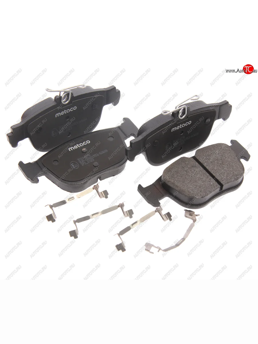 Колодки тормозные задние (4шт.) METACO Skoda Superb B6 (3T) лифтбэк дорестайлинг (2008-2013)  в Керчи Республика Крым
