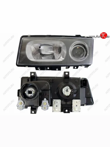 Фара левая (линзован) SAT Mitsubishi Fuso Canter (1984-1993)