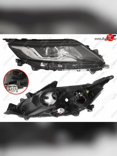 Фара правая (с электрокорректором) SAT Mitsubishi L200 5 KK,KL рестайлинг (2018-2022)