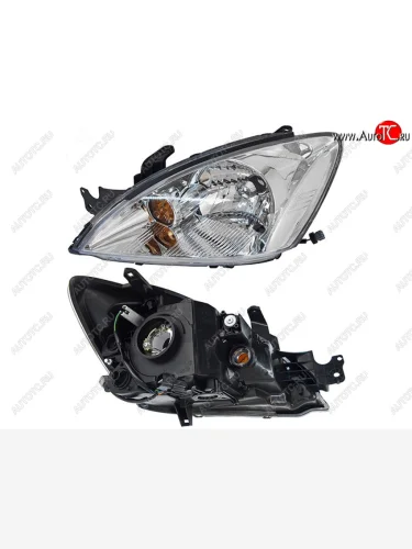 Фара левая (под эл. корректор, Евросвет) TYC Mitsubishi Lancer 9 CS универсал 1-ый рестайлинг (2003-2005)