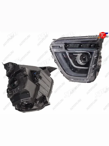 Фара левая (галоген, с электрокорректором) SAT Hyundai Creta  SU (2020-2022)