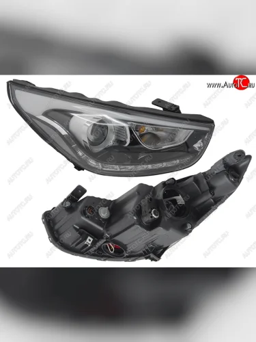 Фара правая (LED, ДХО) SAT Hyundai IX35  LM (2013-2018) рестайлинг