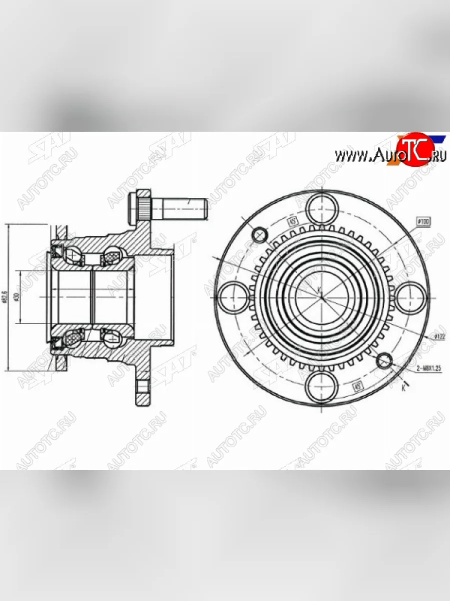 Ступичный узел задн. SAT  Mazda  323  BA, MX-3  в Керчи Республика Крым
