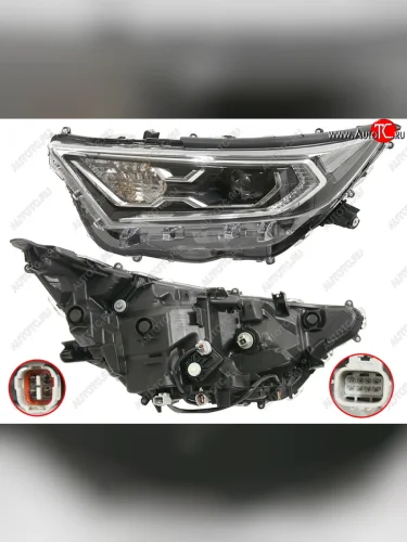 Фара левая (LED без блока) SAT Toyota RAV4  XA50 (2018-2025) 5 дв. дорестайлинг