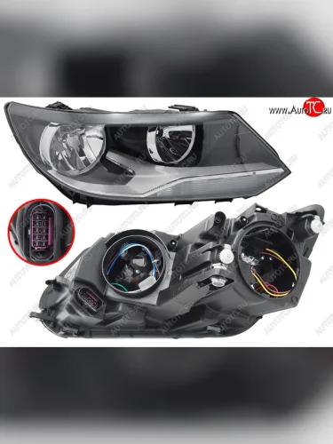 Фара правая (с электрокорректором) SAT Volkswagen Tiguan  NF (2011-2017) рестайлинг