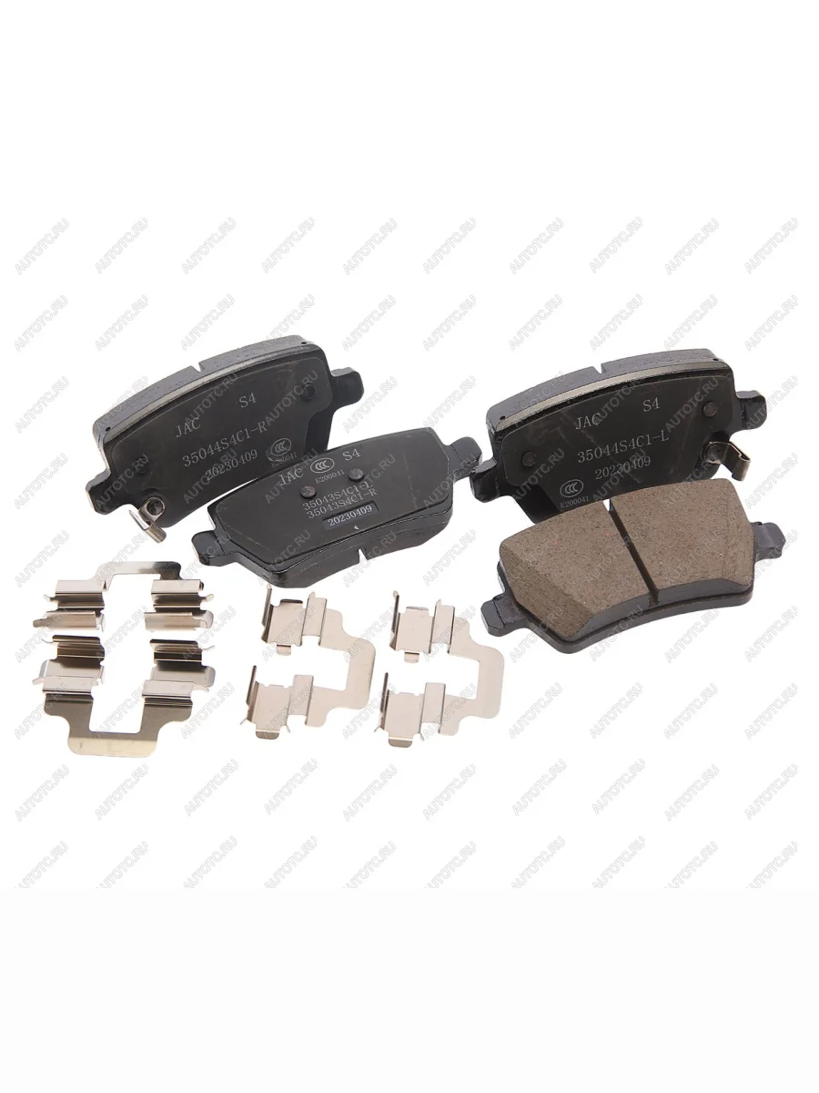 Колодки тормозные задние (4шт.) JAC Москвич 3 DA21 (2022-2025)  в Керчи Республика Крым