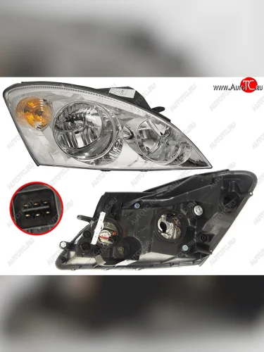 Фара правая (под электрокорректор) TYC KIA Ceed 1 ED дорестайлинг, хэтчбэк 5 дв. (2006-2010)