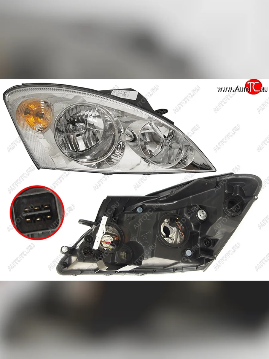 Фара правая (под электрокорректор) TYC KIA Ceed 1 ED дорестайлинг, хэтчбэк 5 дв. (2006-2010)  в Керчи Республика Крым