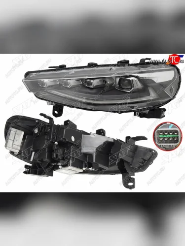 Фара левая (LED) SAT Haval F7  дорестайлинг (2018-2022)