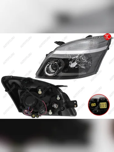 Фара левая SAT Great Wall Hover H3  дорестайлинг (2010-2014)