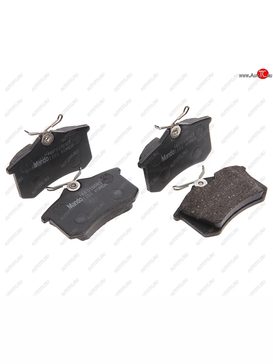 Колодки тормозные задние (4шт.) MANDO Audi A2 8Z хэтчбэк 5 дв. (1999-2005)  с доставкой в г. Пермь