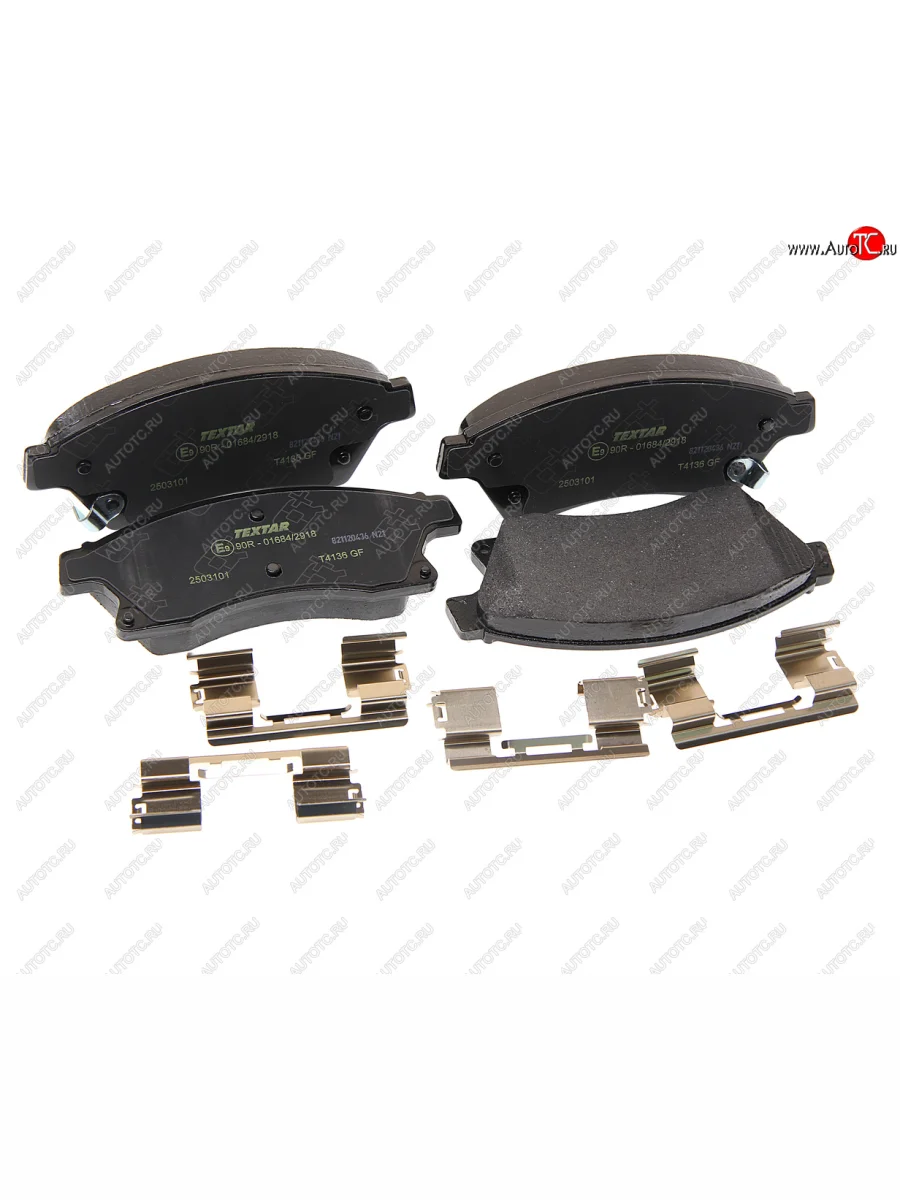 Колодки тормозные передние (4шт.) TEXTAR Chevrolet Aveo T300 хэтчбек (2011-2015)  в Керчи Республика Крым