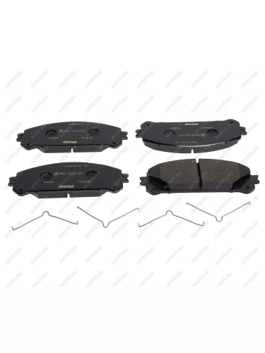 Колодки тормозные передние (4шт.) TEXTAR Toyota Highlander XU40 дорестайлинг (2007-2010)