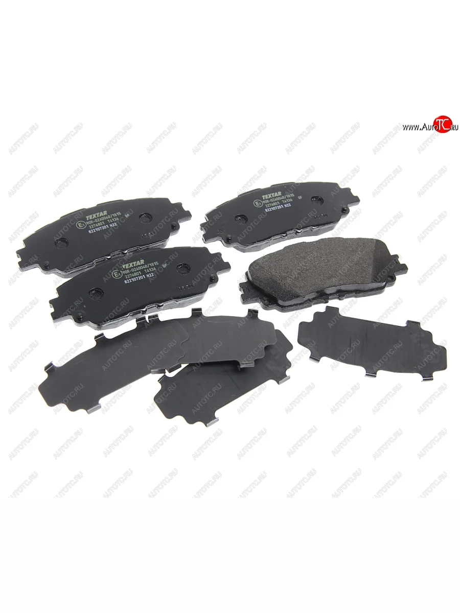 Колодки тормозные передние (4шт.) TEXTAR Toyota Camry XV40 рестайлинг (2009-2011)  с доставкой в г. Керчь