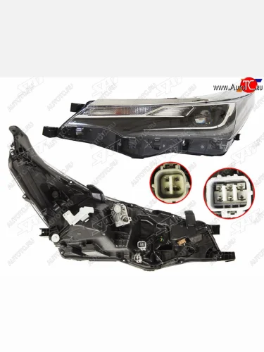 Фара левая (LED) SAT Toyota Corolla  E180 (2016-2019) рестайлинг