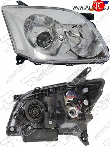 Фара правая (под корректор, Евросвет) TYC Toyota Avensis  T250 седан (2003-2006) дорестайлинг