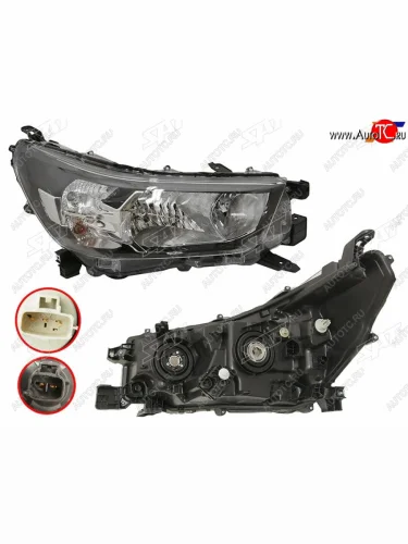 Фара правая (галоген) SAT Toyota Hilux  AN120 (2020-2025) 2-ой рестайлинг