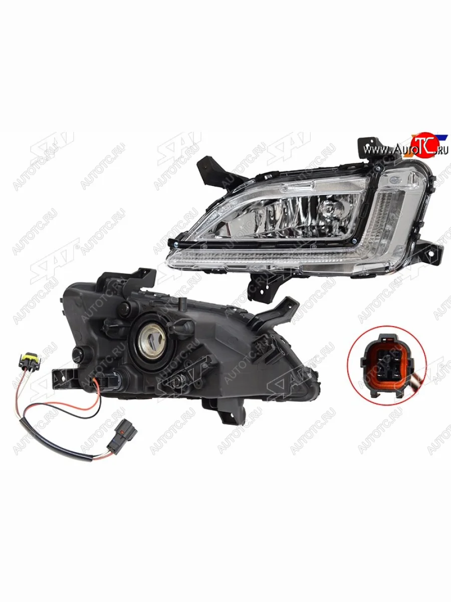 Левая противотуманная фара SAT Hyundai Tucson TL рестайлинг (2018-2021)  в Самаре Самарской области