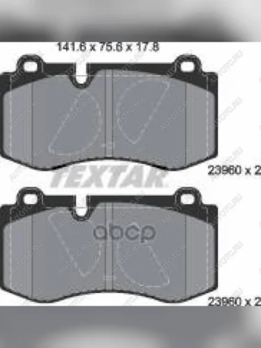 Колодки тормозные передние (4шт.) TEXTAR Mercedes-Benz E-Class W211 дорестайлинг седан (2002-2006)