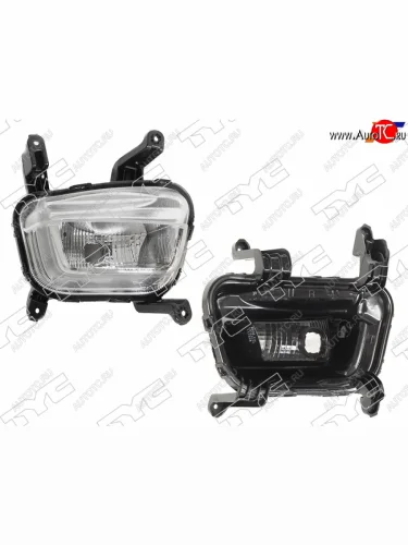 Правая противотуманная фара TYC KIA Rio 3 QB хэтчбек 5 дв. рестайлинг (2015-2017)