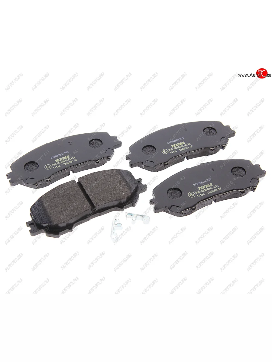 Колодки тормозные передние (4шт.) TEXTAR Nissan X-trail 3 T32 рестайлинг (2017-2022)  в Самаре Самарской области