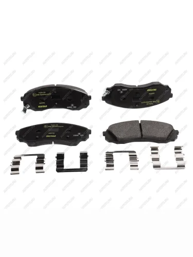 Колодки тормозные передние (4шт.) TEXTAR Hyundai Starex/Grand Starex/H1 TQ дорестайлинг (2007-2013)
