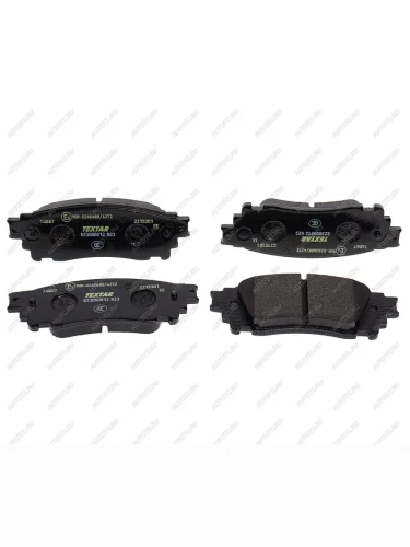 Колодки тормозные задние (4шт.) TEXTAR Lexus NX300h Z10 дорестайлинг (2014-2017)