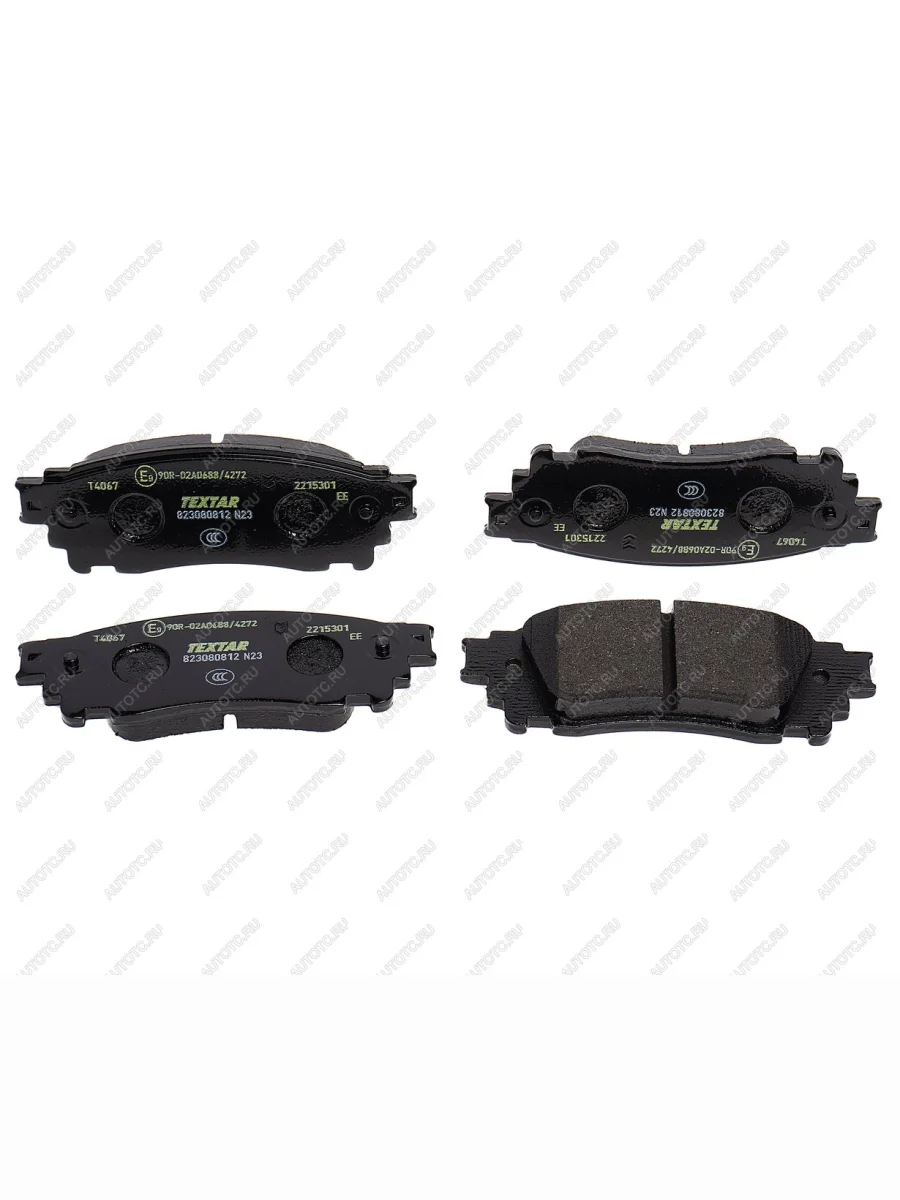 Колодки тормозные задние (4шт.) TEXTAR Lexus NX300h Z10 дорестайлинг (2014-2017)  в Перми Пермском крае
