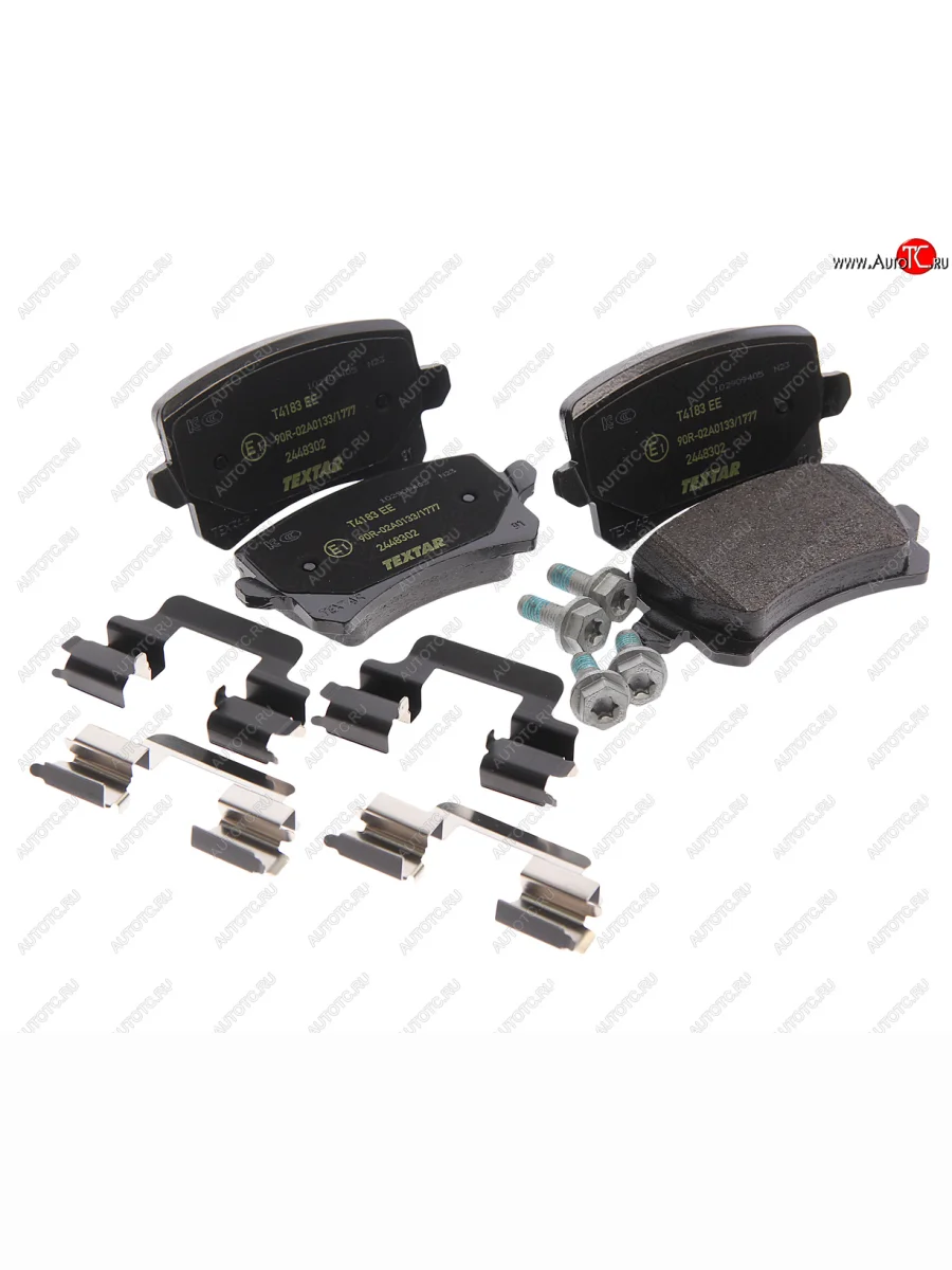 Колодки тормозные задние (4шт.) TEXTAR Volkswagen Passat B5.5 универсал рестайлинг (2000-2005)  с доставкой в г. Керчь