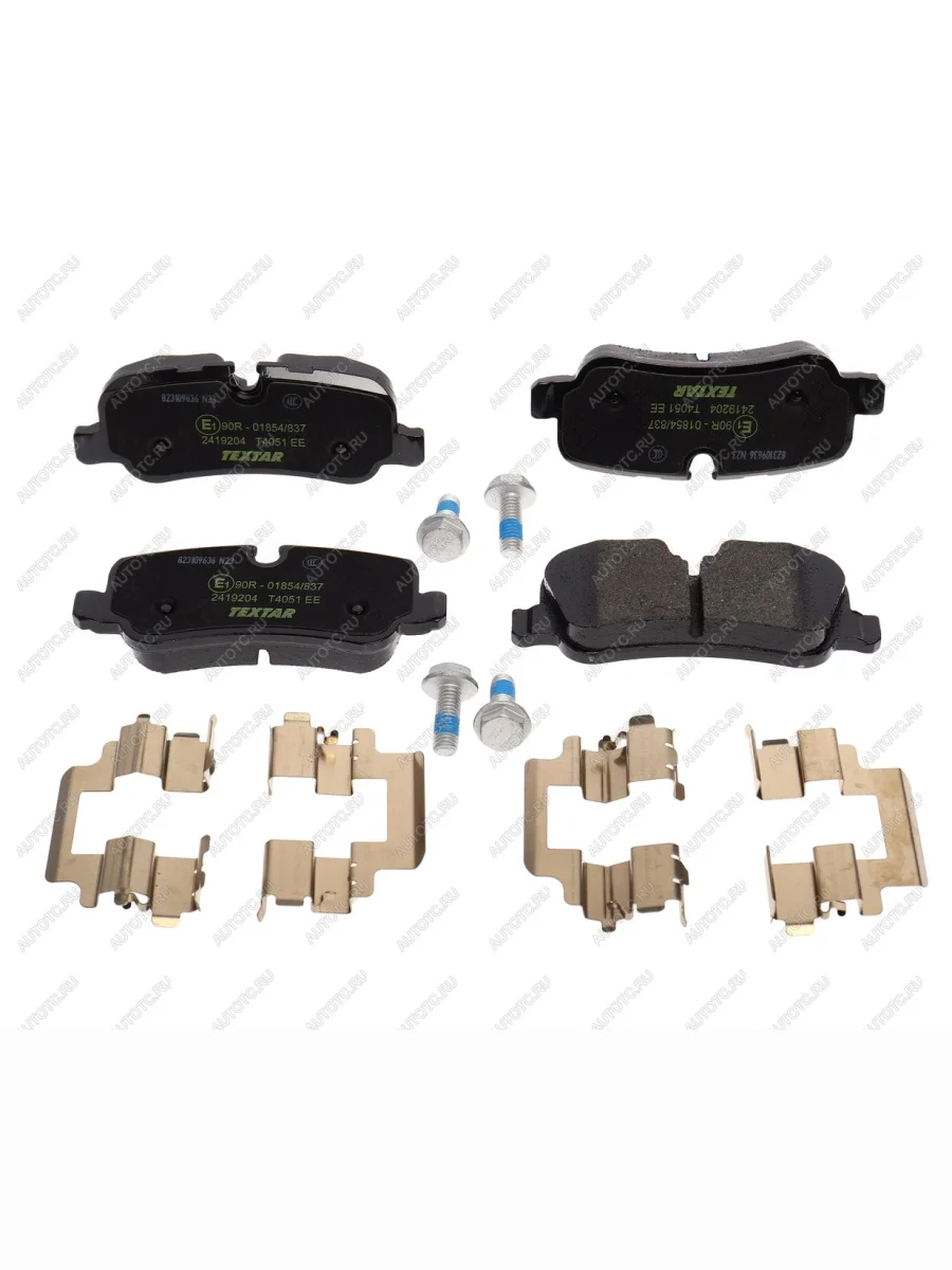 Колодки тормозные задние (4шт.) TEXTAR Land Rover Discovery 4 L319 (2009-2016)  с доставкой в г. Керчь