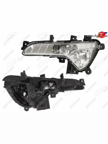 Левая фара противотуманная (под две лампы) SAT KIA Sportage  3 SL (2010-2016) дорестайлинг, рестайлинг