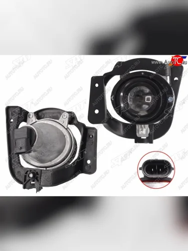 Левая фара противотуманная SAT Chevrolet Epica V250 (2006-2012)