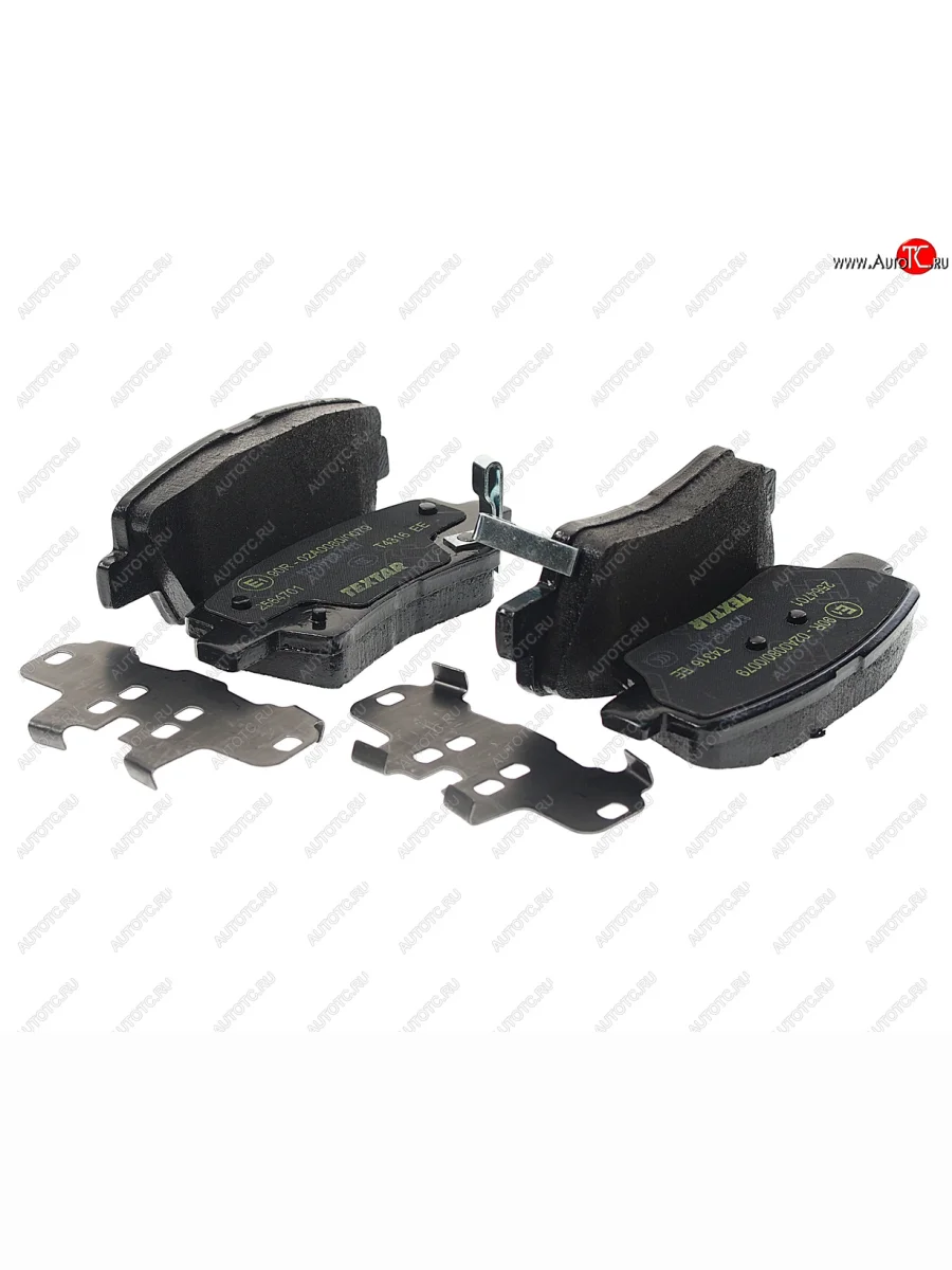 Колодки тормозные задние (4шт.) TEXTAR SSANGYONG Tivoli 1 X100 дорестайлинг (2015-2018)  в Перми Пермском крае