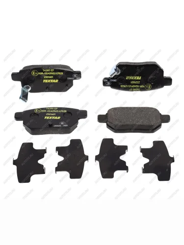 Колодки тормозные задние (4шт.) TEXTAR Toyota Auris E150 хэтчбэк 5 дв. дорестайлинг (2006-2010)