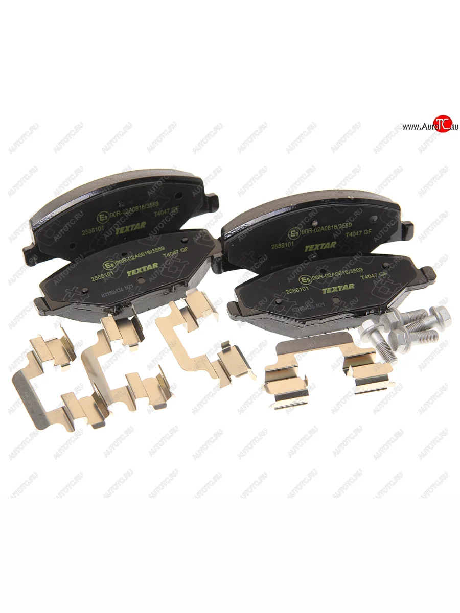 Колодки тормозные передние (4шт.) TEXTAR Audi A3 8VS седан дорестайлинг (2012-2016)  с доставкой в г. Керчь