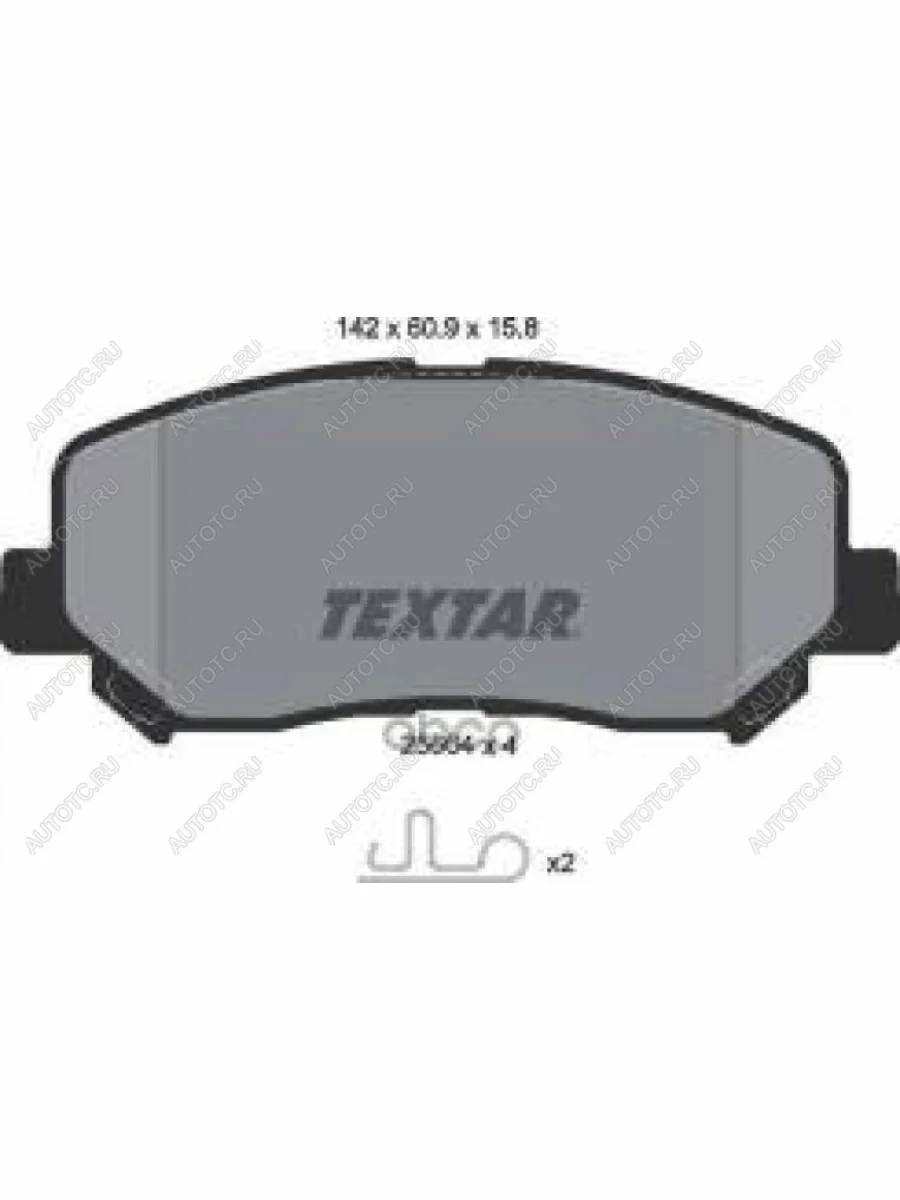 Колодки тормозные передние (4шт.) TEXTAR Mazda CX-5 KE дорестайлинг (2011-2014)  в Перми Пермском крае