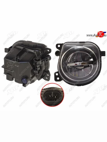 Левая противотуманная фара SAT BMW 5 серия  F08 (2013-2017)